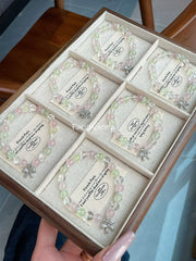 Rose Quartz Prehnite Clear Quartz Beaded Crystal Bracelet 7mm