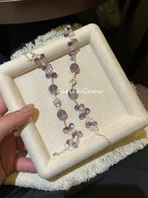 Amethyst Clear Quartz Pearl Beaded Crystal Bracelet