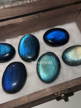 Natural Labradorite Crystal Stone, Polished Flashy Labradorite Handle Stone