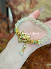 Citrine Fox Mask Copper Accessories Beaded Crystal Bracelet 8mm