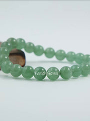 Aventurine Beaded Crystal Bracelet 8/10mm
