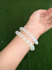 High Quality Opal Beaded Crystal Bracelet 8/10/12/14mm