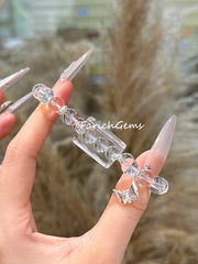 Clear Quartz Peace Amulet 925 Silver Accessories Beaded Crystal Bracelet 8mm