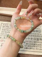 Prehnite Copper Accessories Beaded Crystal Bracelet 6mm+