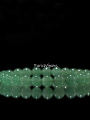 Aventurine Beaded Crystal Bracelet 8/10mm