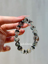 Green Phantom Quartz Beaded Crystal Bracelet 11.5mm