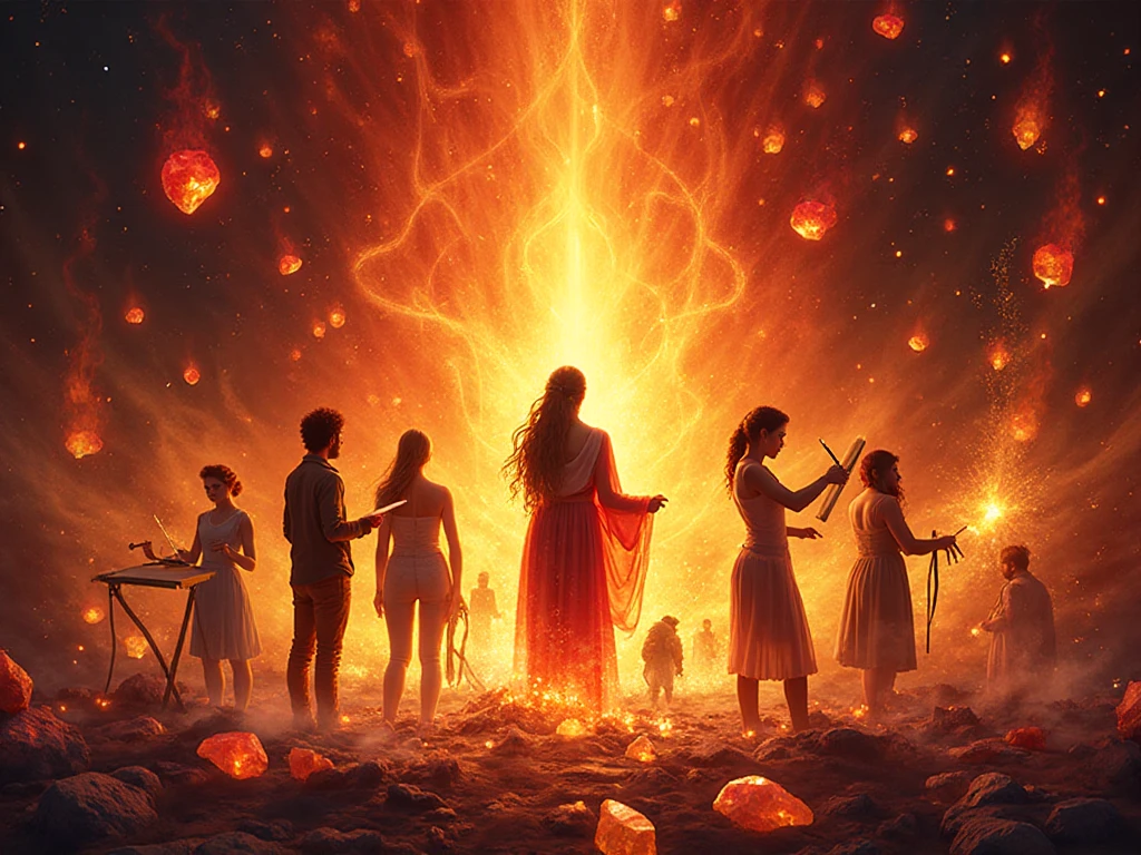 Creative Professions and the Fire Element: Best Crystals for Artists, Designers, and Performers