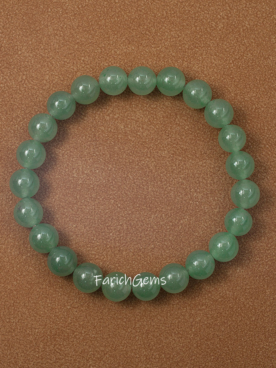 Aventurine Beaded Crystal Bracelet 8/10mm