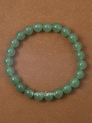 Aventurine Beaded Crystal Bracelet 8/10mm