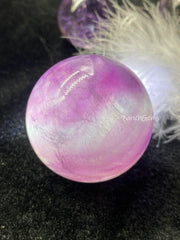 Natural Colorful Fluorite Sphere, Watermelon Fluorite Crystal Sphere