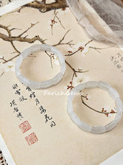 White Phantom Quartz Beaded Crystal Bracelet 10mm+