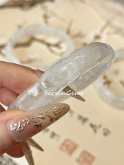 White Phantom Quartz Beaded Crystal Bracelet 10mm+