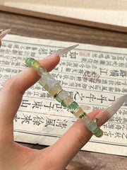 Prehnite Copper Accessories Beaded Crystal Bracelet 6mm+