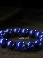 Top Grade Lapis Lazuli Beaded Crystal Bracelet 6/8.5/10/12mm